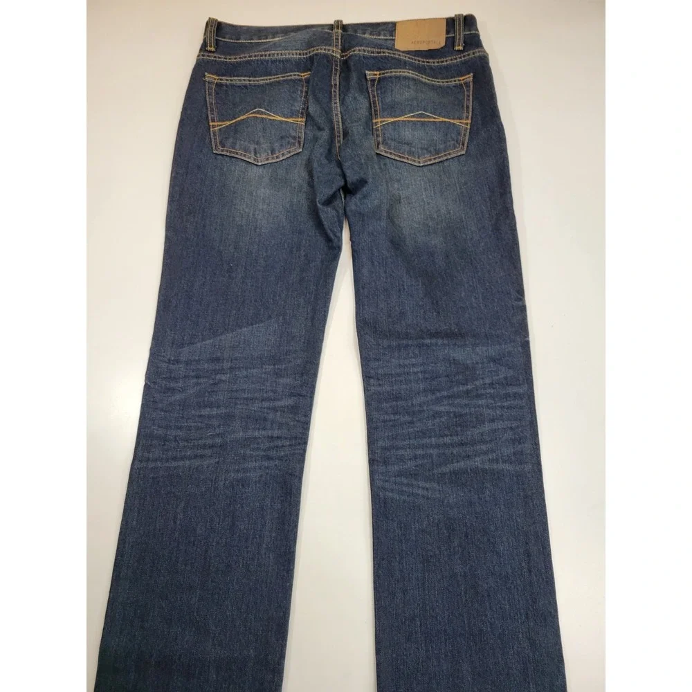 Aeropostale Rivington Skinny Jeans Men's 32x32 Dark Wash Cotton Denim 32x31